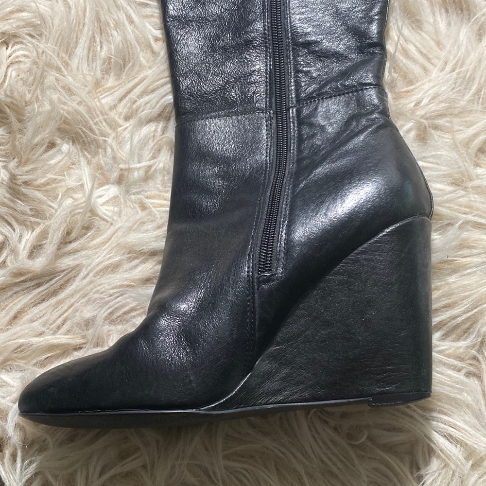STECE MADDEN Black long boots size 7-7.5
